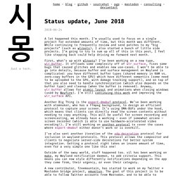 Status update, June 2018 · emersion