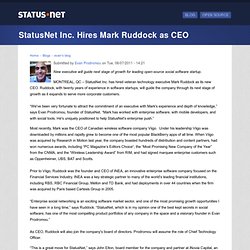 Net Inc. Hires Mark Ruddock as CEO