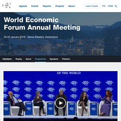 Staying Human - World Economic Forum Annual Meeting 2016