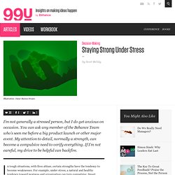 Staying Strong Under Stress