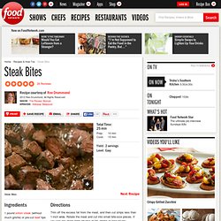 Steak Bites Recipe : Ree Drummond