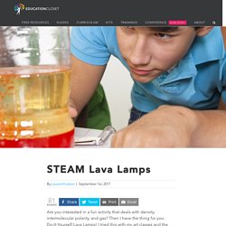 STEAM Activity: Do-It-Yourself Lava Lamps (You'll Be a Hit!)