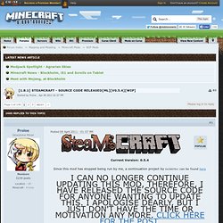 5_01] SteamCraft [v0.1][WIP] - Minecraft Forums