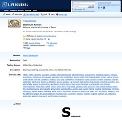 steamfashion - Community Profile