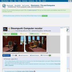 Mod the Sims 2 - Steampunk Computer recolor