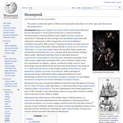 Wikipedia -Steam punk