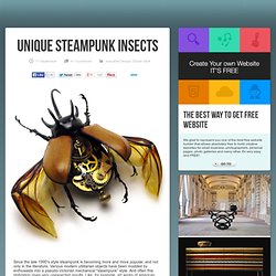 Unique Steampunk Insects