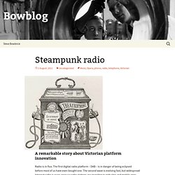 Steampunk radio