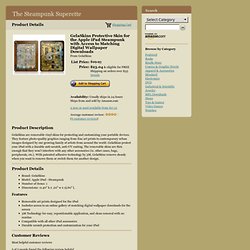 The Steampunk Superette - GelaSkins Protective Skin for the Apple iPad "Steampunk" with Access to Matching Digital Wallpaper Downloads