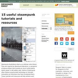 15 useful steampunk tutorials and resources