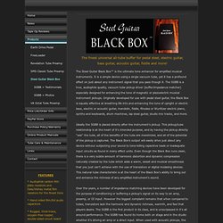 Steel Guitar Black Box