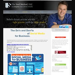 The Do's and Don'ts of Using Social Media for Business