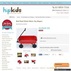 classic red toy wagon