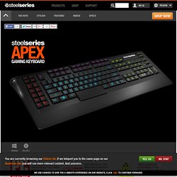 Gaming Keyboards - SteelSeries Apex Gaming Keyboard