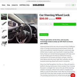 Anti Theft Steering Wheel Lock - Golonzo