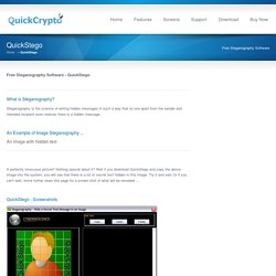 QuickStego - Free Steganography Software