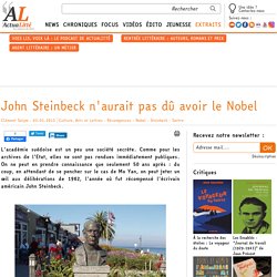 John Steinbeck n’aurait pas dû avoir le Nobel - actualite.com