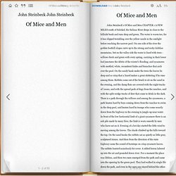 Of Mice and Men" by John Steinbeck