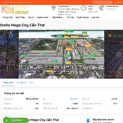 Stella Mega City Cần Thơ giá bán 2021 - Kita GroupVN