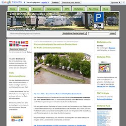 2299 Reisemobil Stellplätze in Deutschland - Wohnmobil-Stellplatzverzeichnis