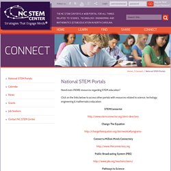 NC STEM Center National STEM Portals - NC STEM Center