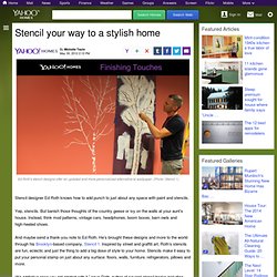 Stencil your way to a stylish home - Yahoo! Homes