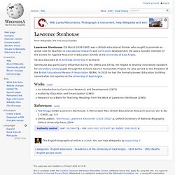 Lawrence Stenhouse