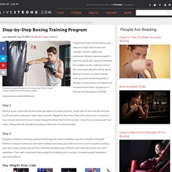 Step-by-Step Boxing Training Program
