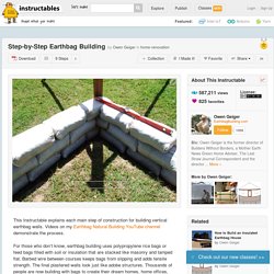 Step-by-Step Earthbag Building