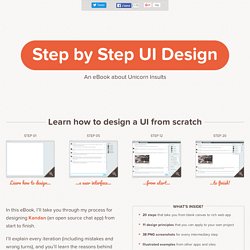 Step by Step UI Design eBook