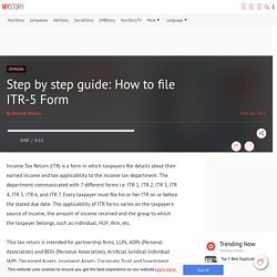 Step by step guide: How to file ITR-5 Form