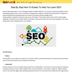 Step By Step How To Guides To Help You Learn SEO