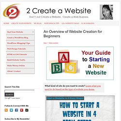 Free Overview & Tutorial on Creating a Website