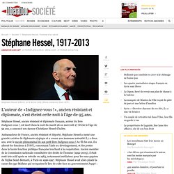 MORT DE STEPHANE HESSEL
