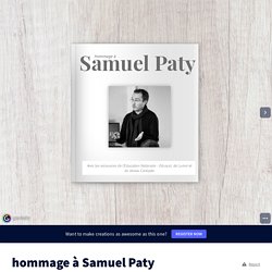 hommage à Samuel Paty by stephanie.savinel82 on Genially