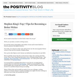 Stephen King’s Top 7 Tips for Becoming a Better Writer
