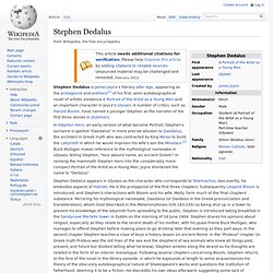 Stephen Dedalus - Wikipedia