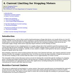 Jones on Stepping Motor Current Limiting