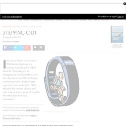 Stepping Out - The New Yorker