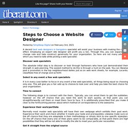 Steps to Choose a Website Designer