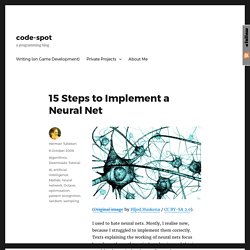 15 Steps to Implement a Neural Net – code-spot