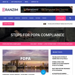 Steps for PDPA Compliance