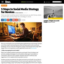 5 Steps to Social Media Strategy for Novices