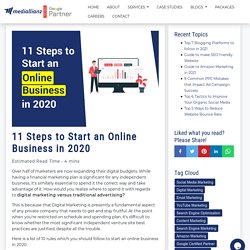 11 Steps to Start an Online Business in 2020