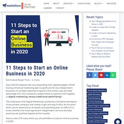 11 Steps to Start an Online Business in 2020