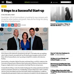 5 Steps to a Successful Start-up