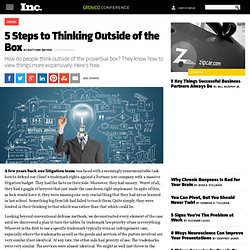 5 Steps to Thinking Outside of the Box
