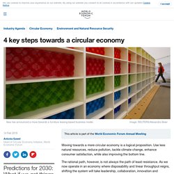 4 key steps towards a circular economy