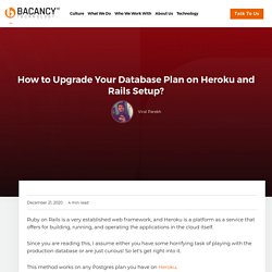 09 Steps to Upgrade Your Plan on Heroku and Rails Set Up