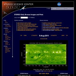 STEREO - Science Center - Daily Browse Data
